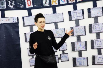 «Саморазворачивающиеся логические системы»: artist talk художницы, выпускницы программы «Школа молодого художника» Анастасии Кизиловой