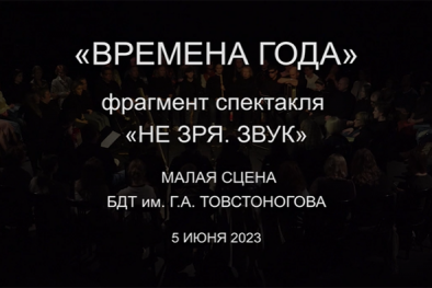 Видео «Времена года» — фрагмент спектакля «Не зря. Звук»